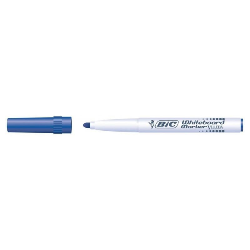 ROTULADOR BIC VELLEDA MEDIUM AZUL C/12U BIC 1199174106