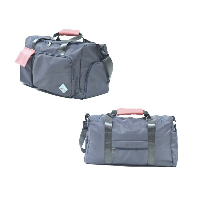BOLSA DEPORTE BICOLOR GRIS/ROSA 44*26 POESSA 332691 UNIDAD