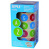 GOMETS REDONDOS ABC 20MM ROLLO REM MULTICOLOR APLI. 15126
