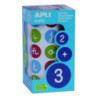 GOMETS ABC MINUSC. COLORES REMOVIBLES 20,0MM APLI. 16798