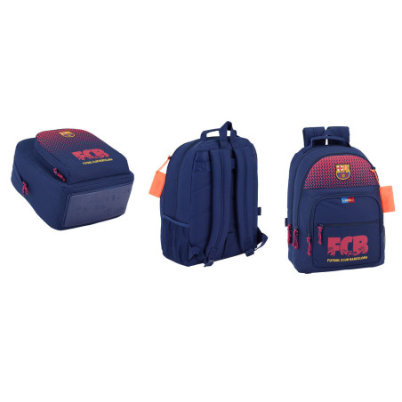 MOCHILA DOBLE SAFTA PROTECTION F.C.BARCELONA CORPORATIVA 42*32 611825560 SAFTA18
