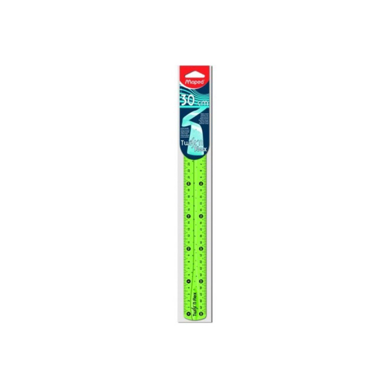 REGLA FLEXIBLE 30CM MAPED TWIST'N FLEX