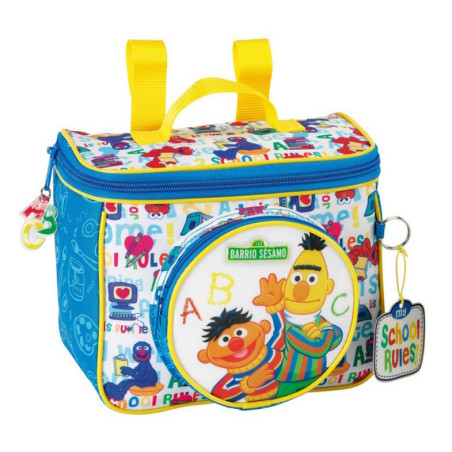 MOCHILA SAFTA 12 BARRIO SESAMO GUARDERIA TERMO 24CM 611145481 ^