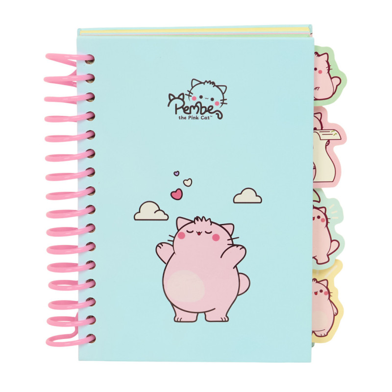 BLOC DE NOTAS A6 PEMBE "THE PINK CAT" SAFTA26 512646076 14,8X10,5 UNIDAD