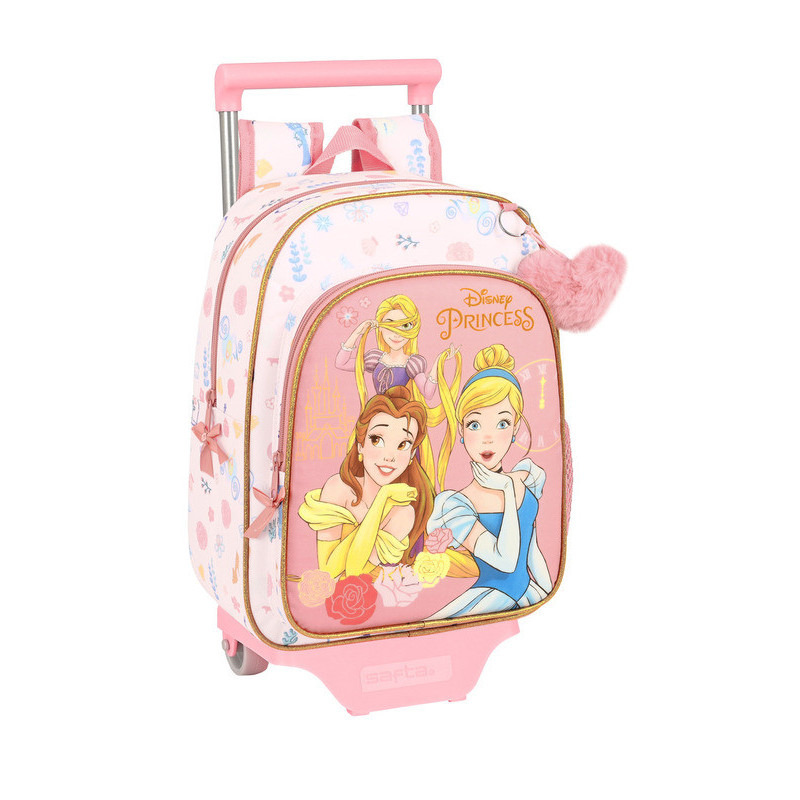 MOCHILA 185+CARRO 705 PRINCESAS DISNEY "DREAM IT" 612280020 34*26 SAFTA22