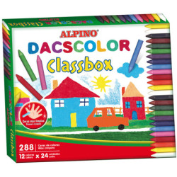 CERAS SCHOOLPACK 288u. (24u.X12 COLORES) DACSCOLOR ALPINO