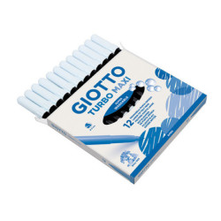 MARCD.ES COLORES GIOTTO TURBO MAXI NEGRO CJ.12