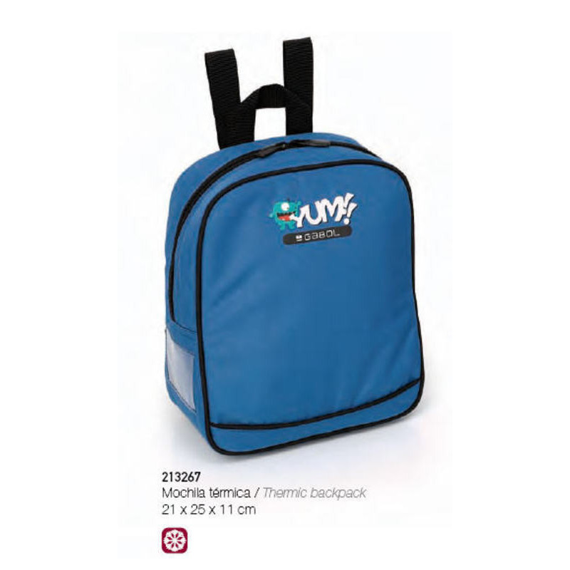 MOCHILA GABOL14 THERMIC AZUL GUARDERIA 25CM 213267 ^