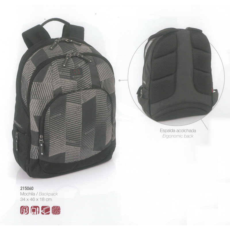 MOCHILA GABOL14 SCREAM MULTIBOLSILLO 46CM 215060