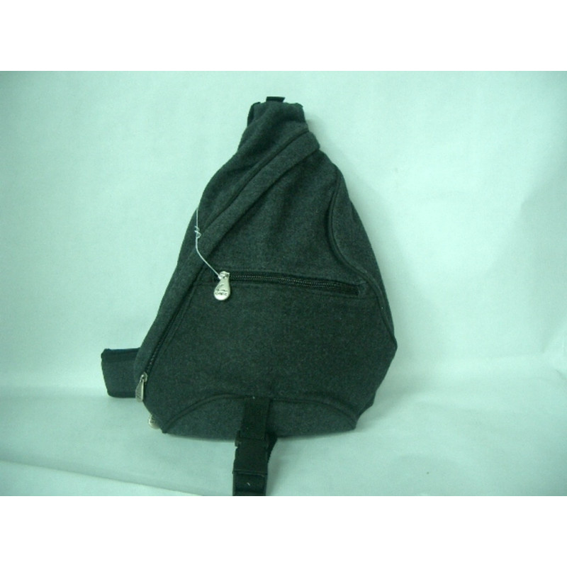 MOCHILA GABOL MENSAJERO TELA NEGRO 12533 ^