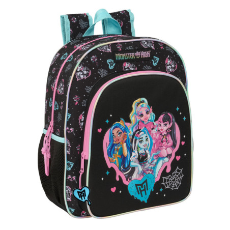 MOCHILA JUNIOR ADAPT.CARRO MONSTER HIGH SAFTA26 612698640 38X32 UNIDAD
