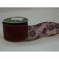 CINTA REGALO RED BURDEOS 60MM  10YD 50325 ^