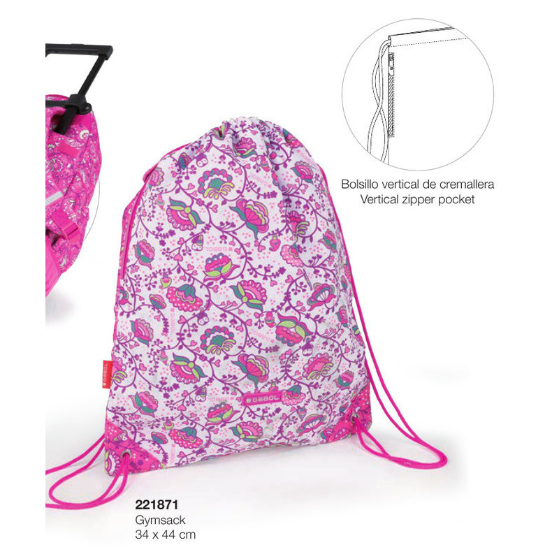 BOLSA ZAPATOS GABOL18 SCHOOL MAGIC 44CM 221871