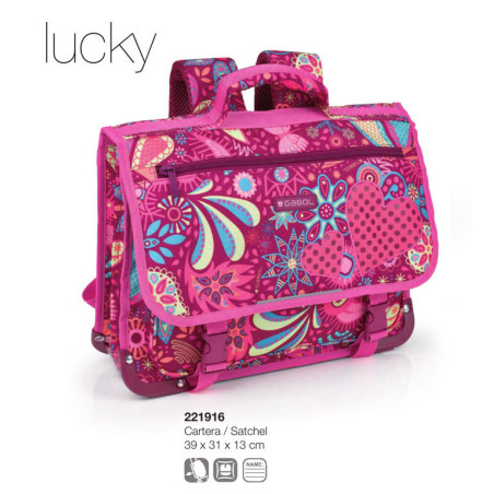 MOCHILA GABOL18 SCHOOL LUCKY FRANCESA 39CM 221916