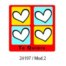 ETIQUETAS FELICIDADES ARGU TE QUIERO 250U .MOD 2 ^