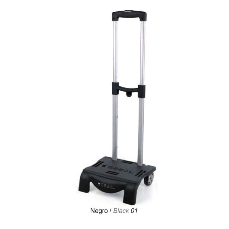 CARRO PORTAMOCHILAS GABOL RIGIDO GRANDE NEGRO 200004