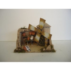 MOLINO CORCHO DECORADO MOTOR MOD ML18 PEQ ^