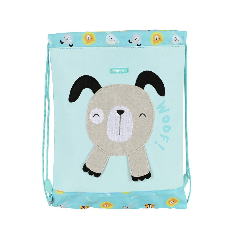 SACO PLANO JUNIOR FACIL LIMPIEZA SAFTA PREESCOLAR "DOG" 612283855 34*26 SAFTA22
