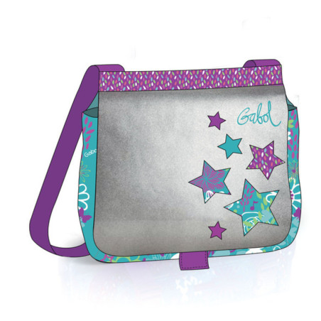 BOLSO BANDOLERA GABOL14 NATURA PLATA 30CM 213612 ^