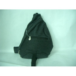 MOCHILA GABOL MENSAJERO TELA NEGRO 12533 ^