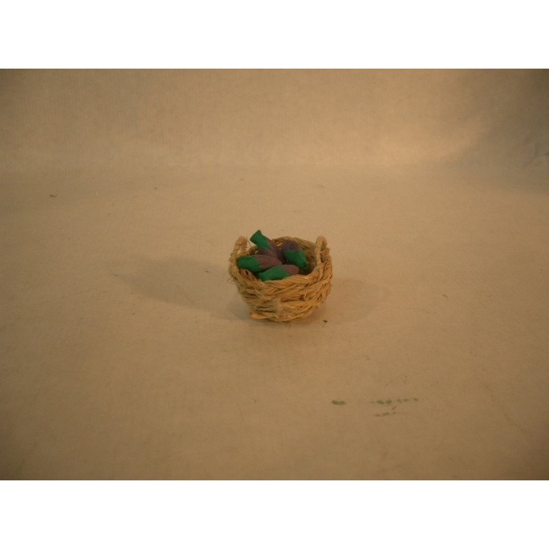 CESTA ESPARTO CON BERENJENAS 849 ^