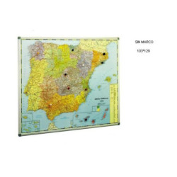 MAPA MURAL FAIBO ESPAÑA 103*129 SIN MARCO 153G