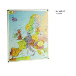 MAPA MURAL FAIBO EUROPA 93*119 SIN MARCO 163G