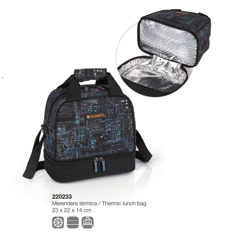 PORTA MERIENDA GABOL17 SCHOOL POWER TERMICA 220233 ^