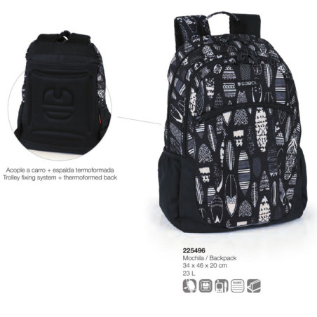 MOCHILA DOBLE GABOL19 SCHOOL TEEN HAWAI 225496