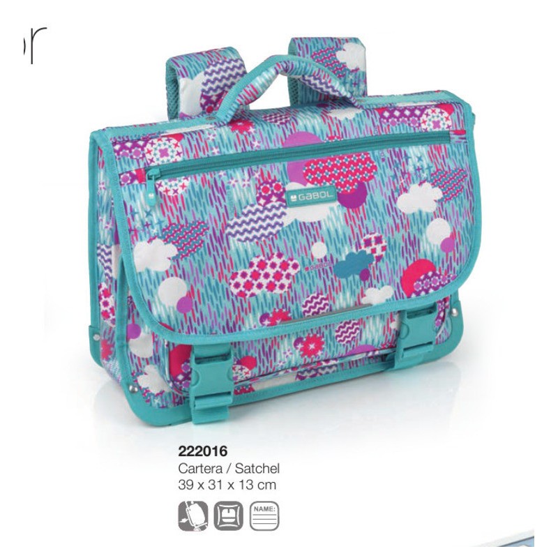 MOCHILA GABOL18 SCHOOL COLOR FRANCESA 39CM 222016