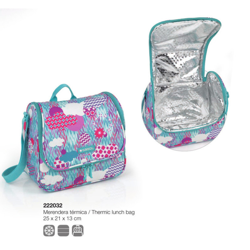 PORTA MERIENDA GABOL18 SCHOOL TERMICA COLOR 25CM 222032
