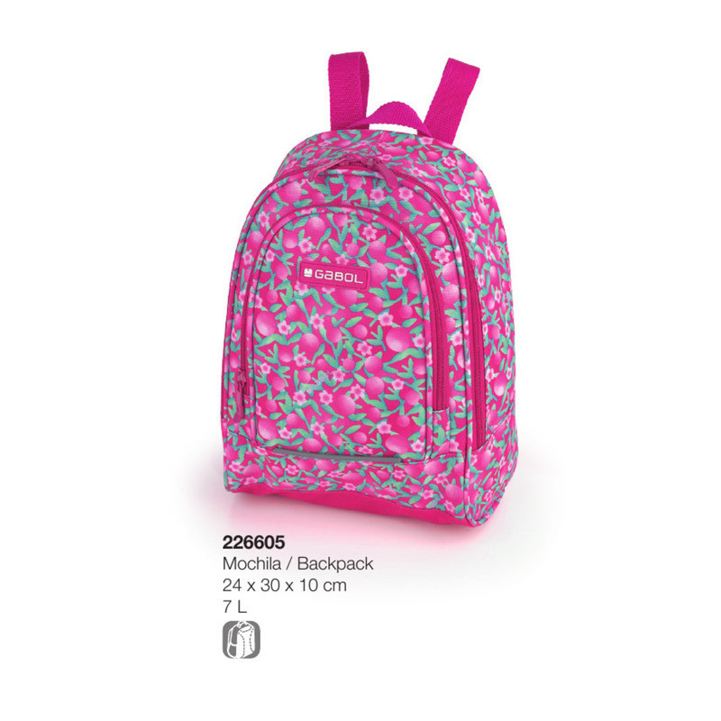 MOCHILA GABOL20 CHERRY GIRL 30CM 226605
