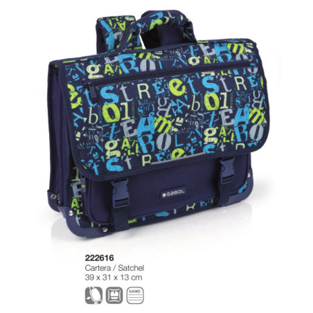 MOCHILA GABOL18 SCHOOL MARKER FRANCESA 39CM 222616