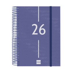 AGENDA YEAR E10 1DP 2026 AZUL+ FINOCAM26 741101026 175 X 29 X 212 MM