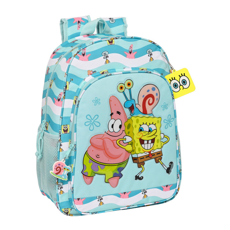 MOCHILA DE 33 CM ADAPT.CARRO BOB ESPONJA "STAY POSITIVE" SAFTA23 ENERO 612291180
