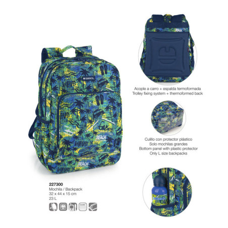 MOCHILA GABOL20 SHARK BOY 44CM 227300