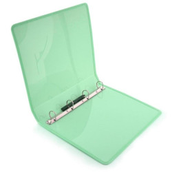CARPETA 4A 25 OFFICEBOX PP BORDE TELA PASTEL VERDE UNIDAD 42505VB