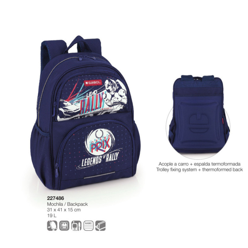 MOCHILA GABOL20 SPEED BOY 41CM 227486