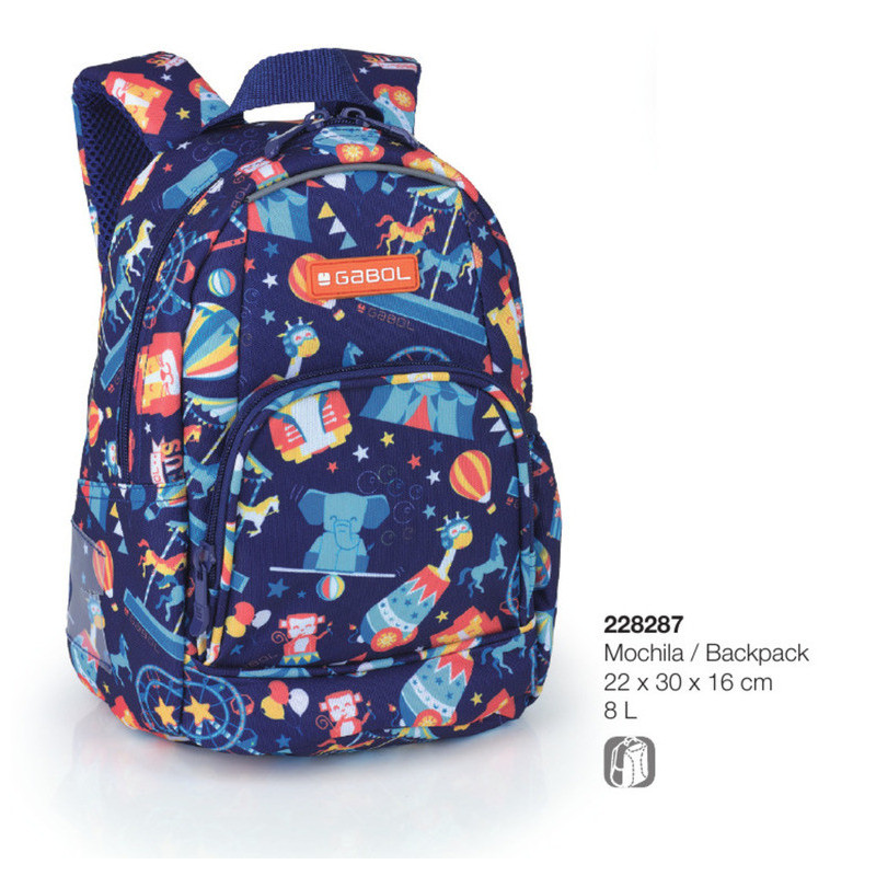 MOCHILA GABOL20 CIRCUS INFANT 30CM 228287