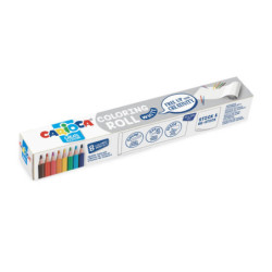 JUEGO CARIOCA KIT COLOREAR ROLLO 198*30CM LISO BLANCO UNIDAD 42980