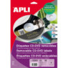 ETIQUETAS APLI I/L/C A-4 CD REMOVIBLE 25H 02001