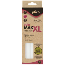 COLA TERMOFUSIBLE MAX XL Ø 11,5 MM X L 200 MM ECO (80% RECICLADA) CJ 12u. PLICO