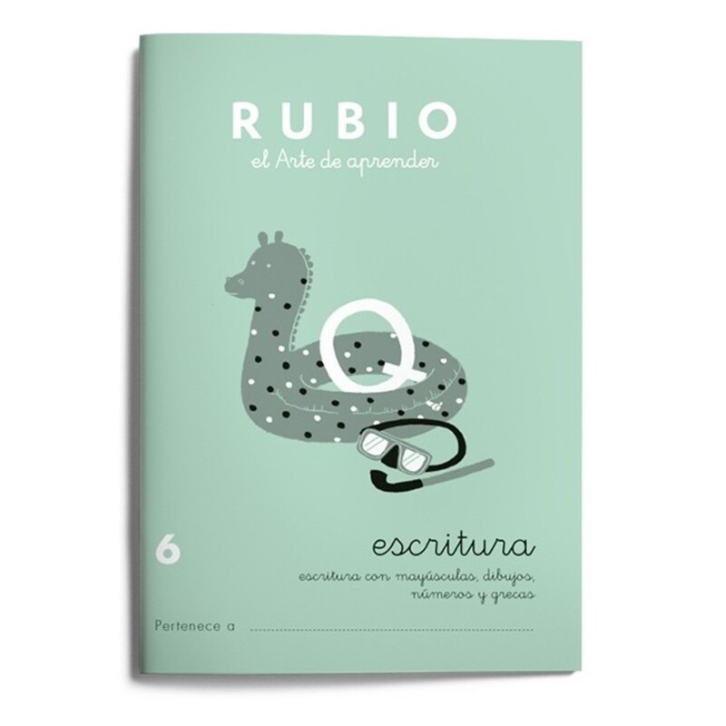 RUBIO CALIGRAFIAS Nº  6 PTE 10U