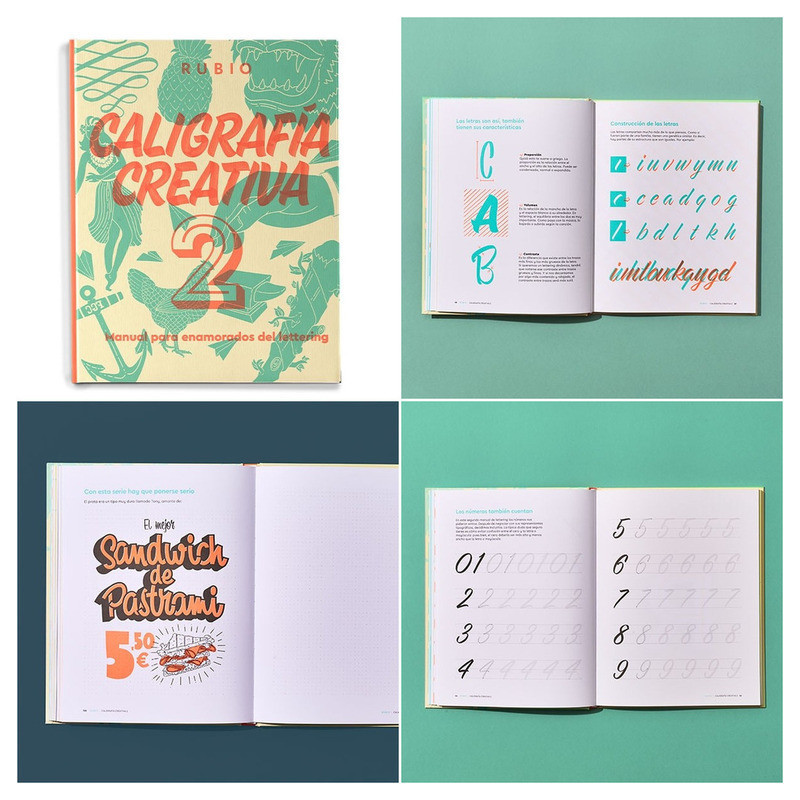 RUBIO CALIGRAFIA CREATIVA 2 136 PAGINAS 20,4*26,6 UNIDAD