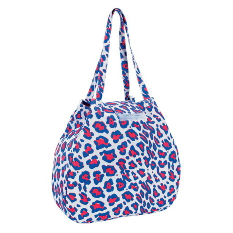 BOLSO SAFTA 09 D&L LEOPARDO ASAS GRANDE 62947563 ^