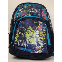 MOCHILA ARSAMAR15 SKPA-T GRAFFITI AZUL ADAPTABLE 44CM 30449-01