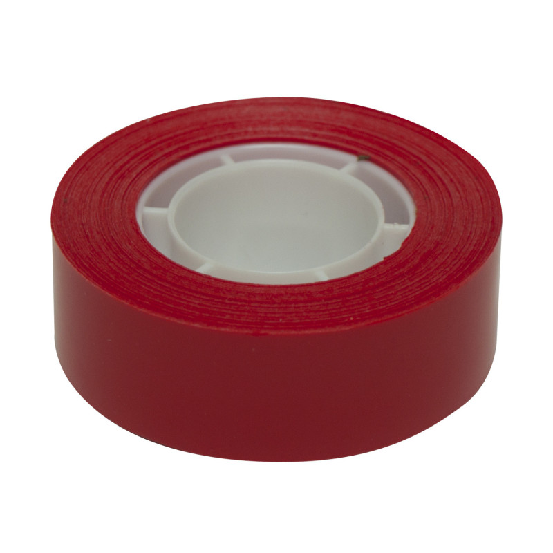 CINTA ADHESIVA COLOR ROJO 19MM X 33M  APLI