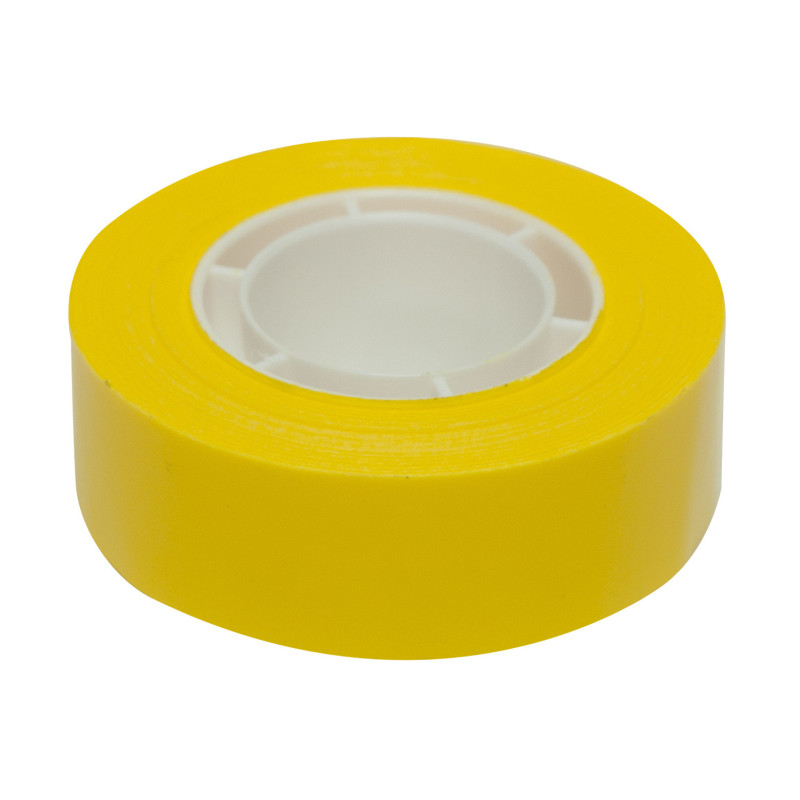 CINTA ADHESIVA COLOR AMARILLO 19MM X 33M  APLI
