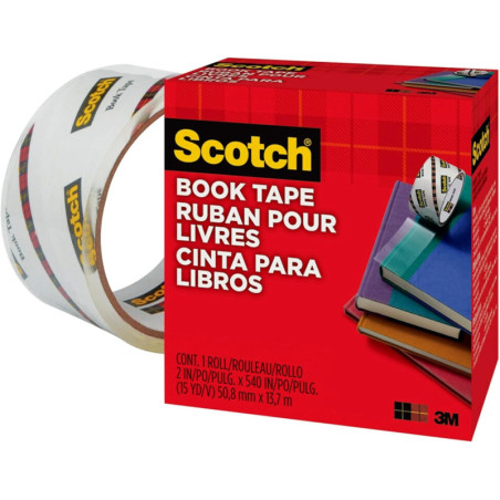 ROLLO CINTA REPARACIÓN DE LIBROS 50.8 MM X 13.7 M SCOTCH 7010408215