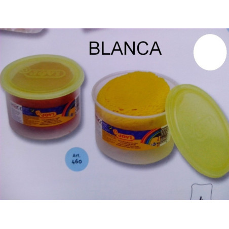 PLASTILINA JOVI BLANDIVER BLANCA BOTE 125ML 450 C/5U
